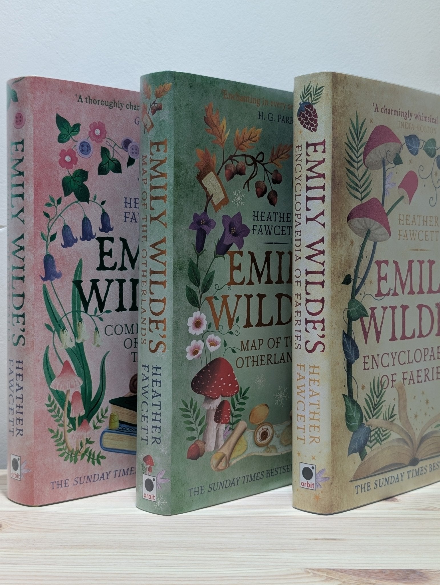 Emily Wilde's Encyclopaedia of Faeries; Map of the Otherlands; Compendium of Lost Tales by Heather Fawcett (First Edition) - Fialta Books