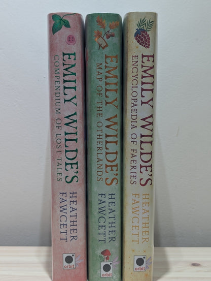 Emily Wilde's Encyclopaedia of Faeries; Map of the Otherlands; Compendium of Lost Tales by Heather Fawcett (First Edition) - Fialta Books