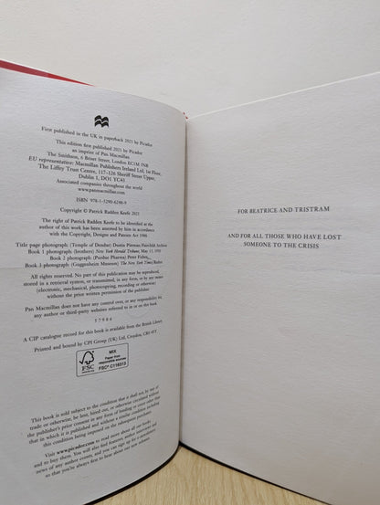 Empire of Pain: The Secret History of the Sackler Dynasty by Patrick Radden Keefe (Signed) - Fialta Books