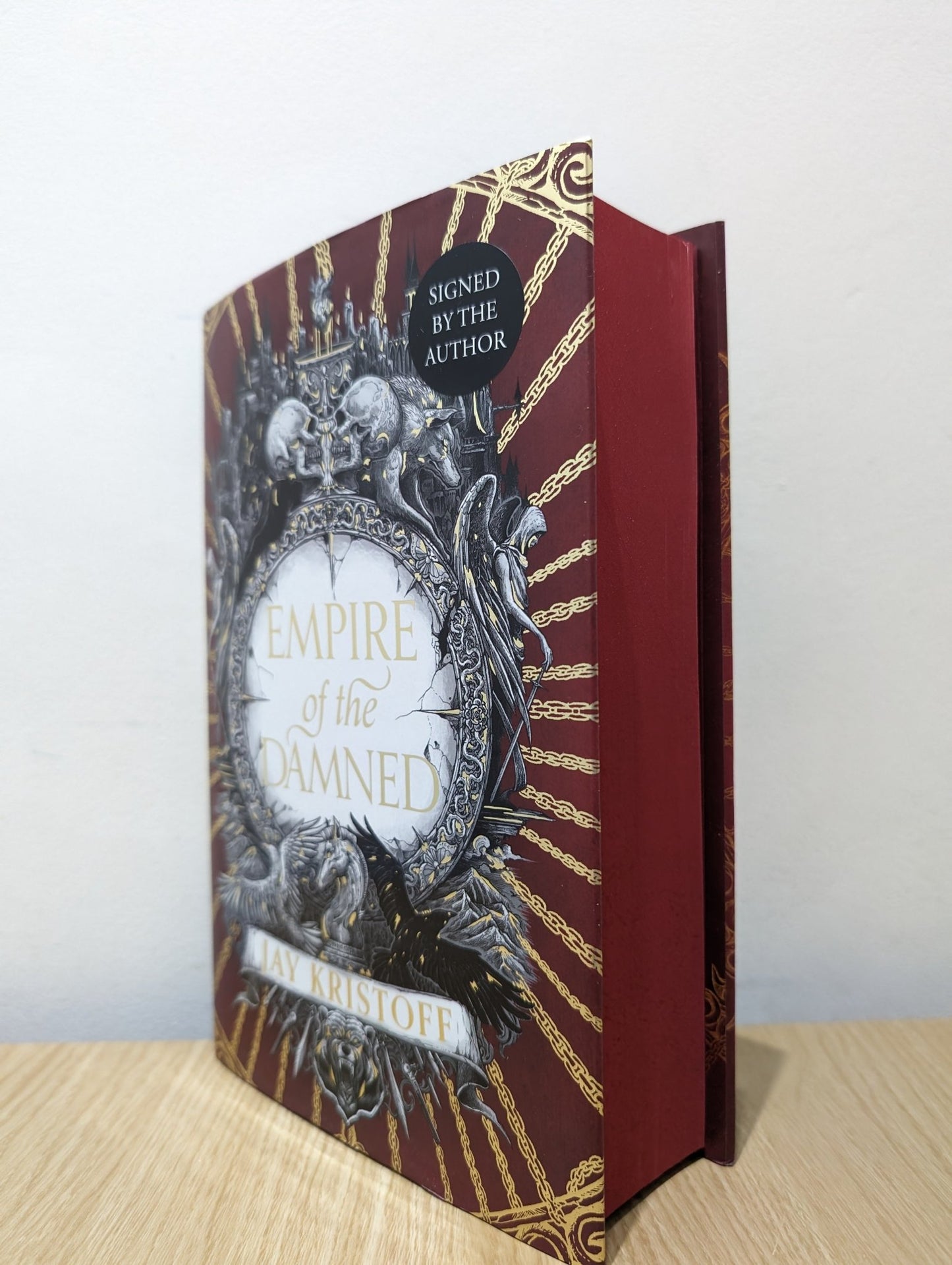 Empire of the Damned by Jay Kristoff (Signed First Edition with sprayed edges) - Fialta Books