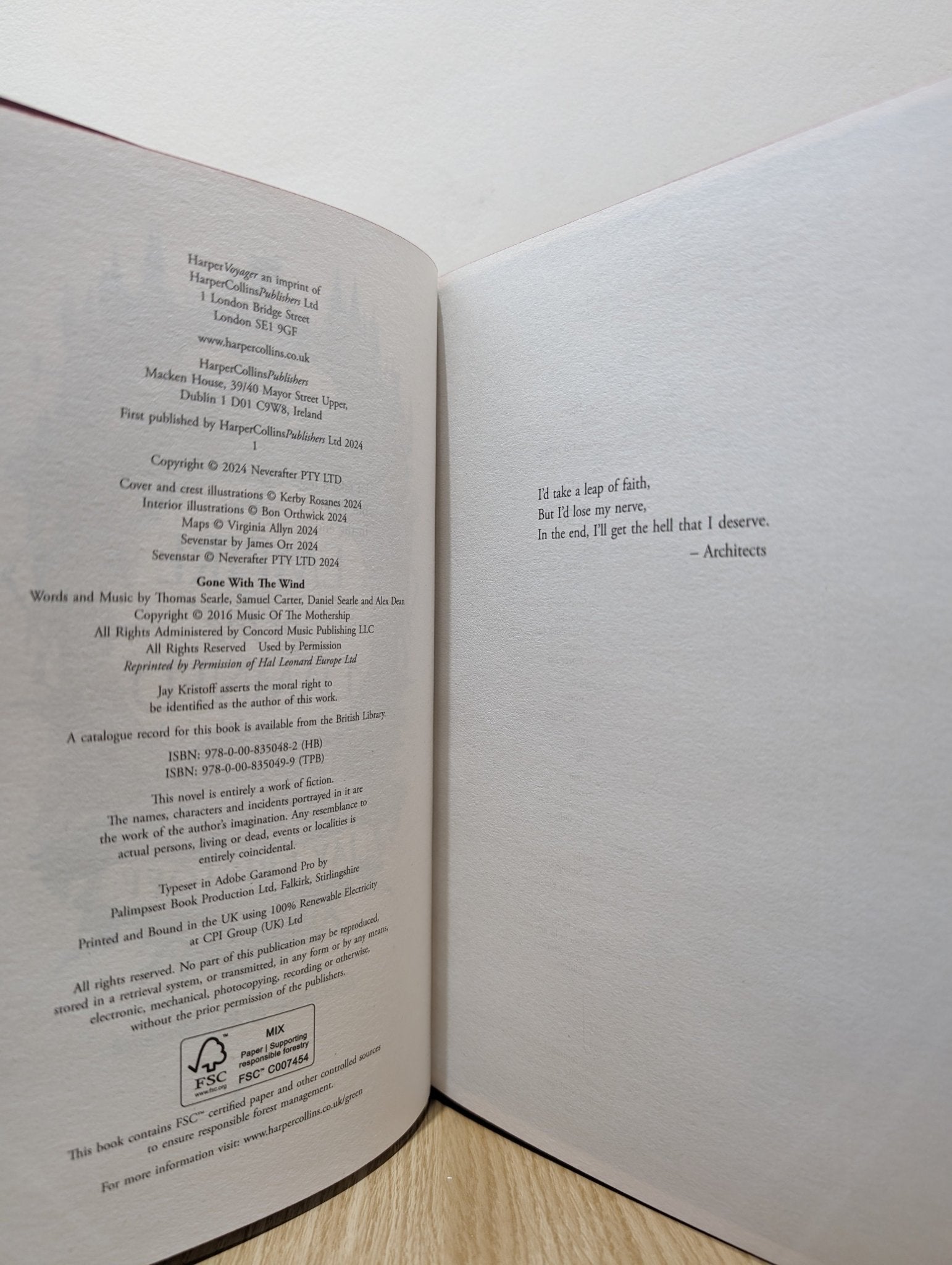 Empire of the Damned by Jay Kristoff (Signed First Edition with sprayed edges) - Fialta Books