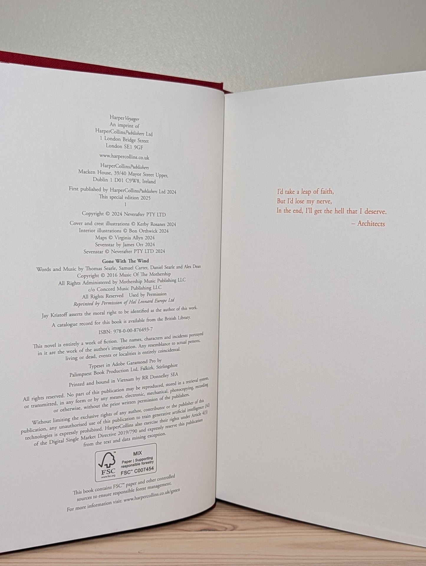 Empire of the Damned: Illustrated Deluxe Edition by Jay Kristoff (Signed) - Fialta Books