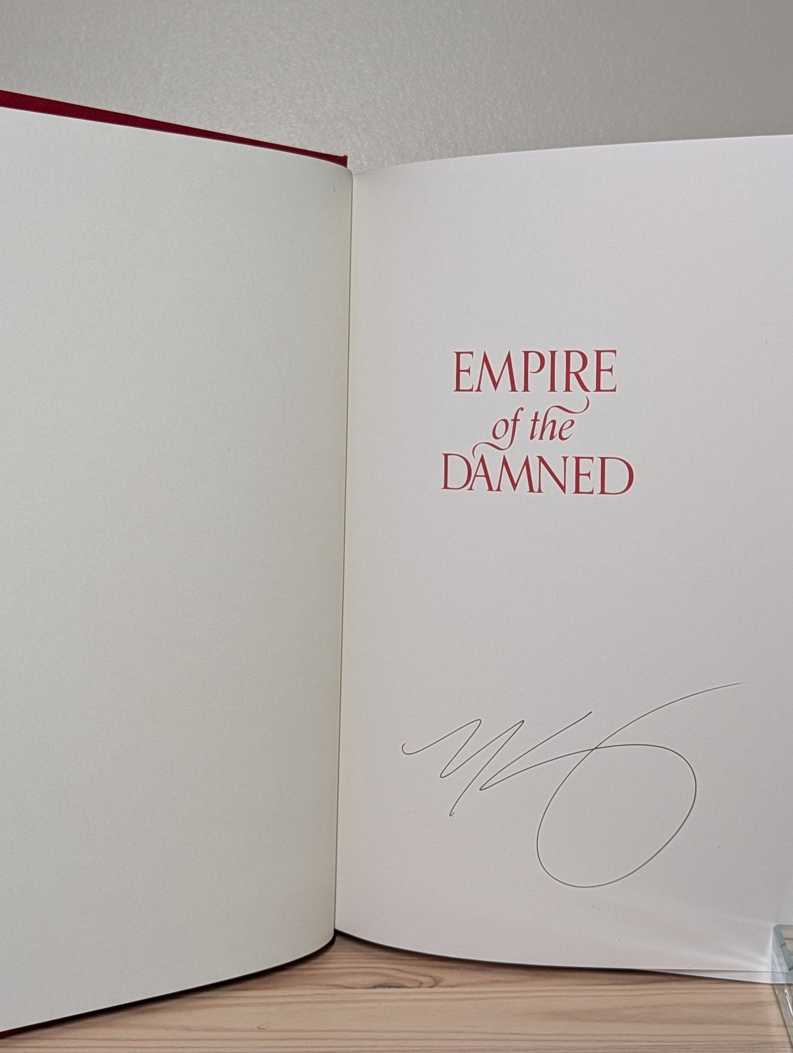 Empire of the Damned: Illustrated Deluxe Edition by Jay Kristoff (Signed) - Fialta Books