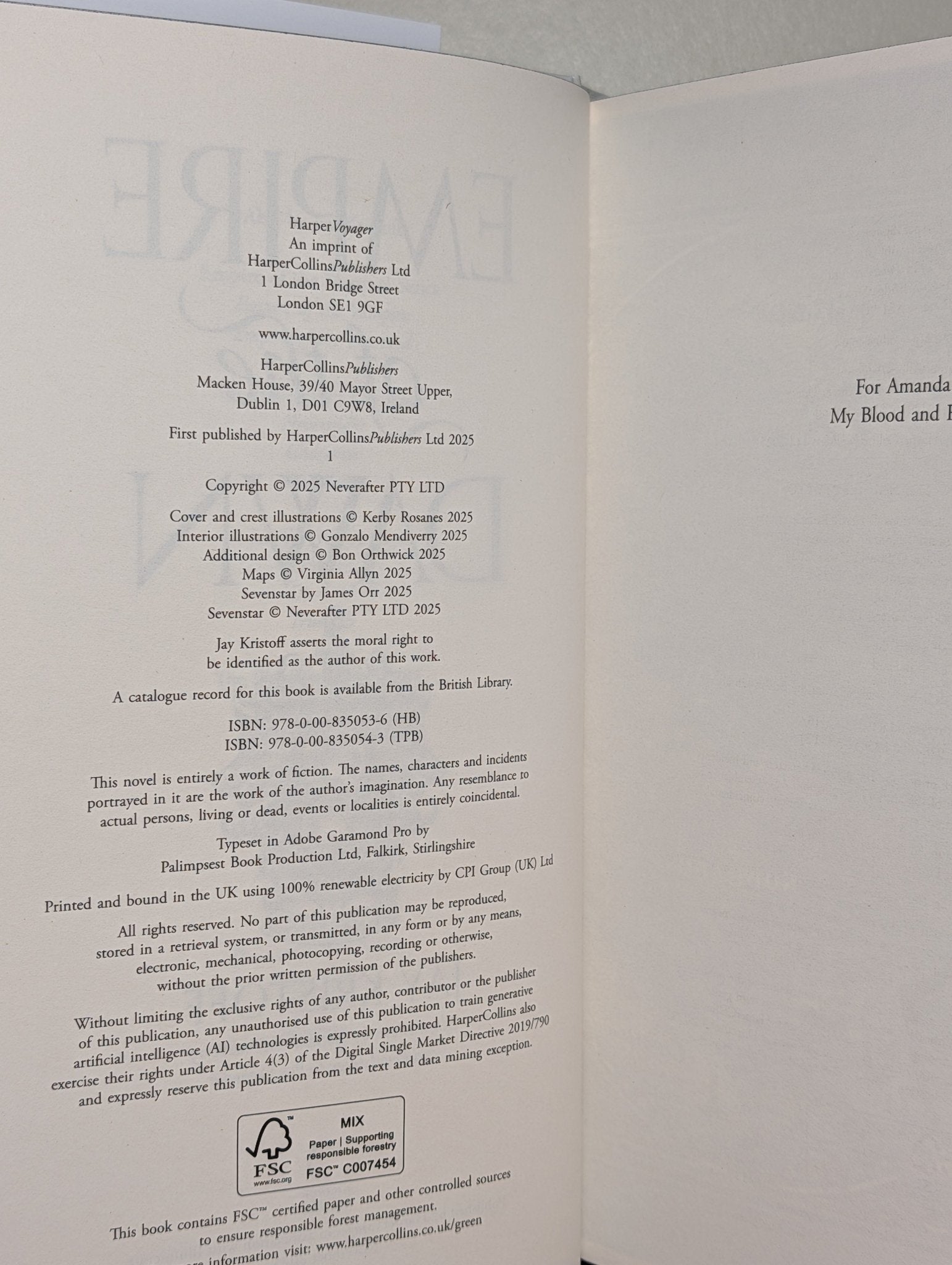 Empire of the Dawn by Jay Kristoff (Signed Special Edition with sprayed edges) - Fialta Books