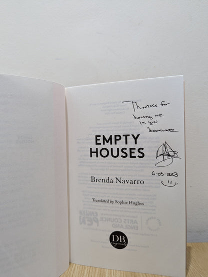 Empty Houses by Brenda Navarro (Signed First Edition) - Fialta Books
