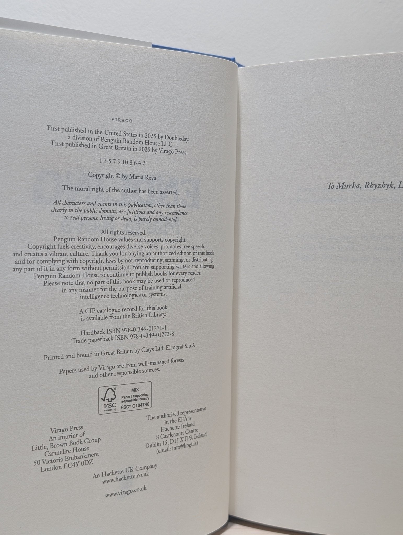 Endling by Maria Reva (First Edition) - Fialta Books