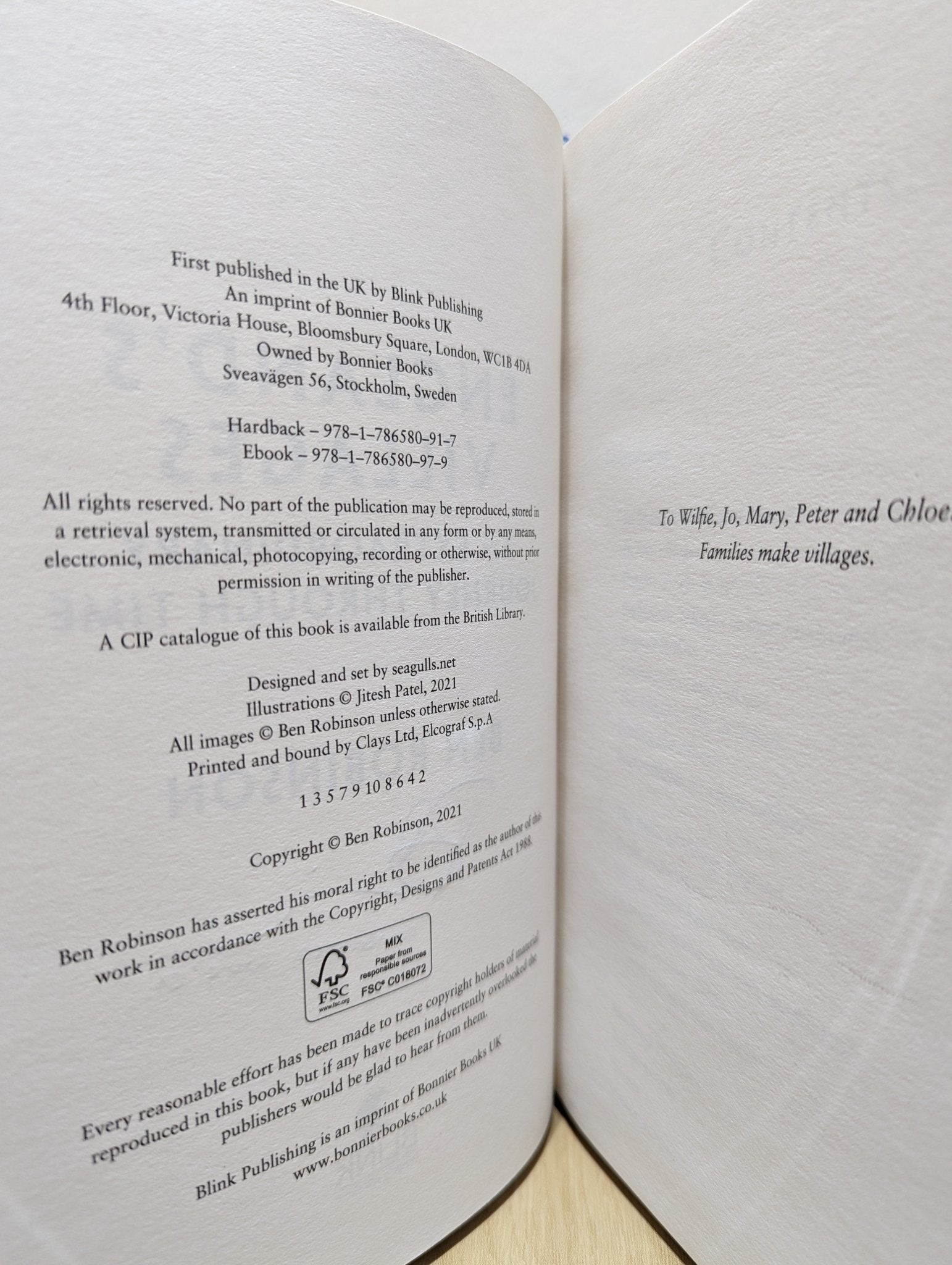 England's Villages: An Extraordinary Journey Through Time by Ben Robinson (Signed First Edition) - Fialta Books