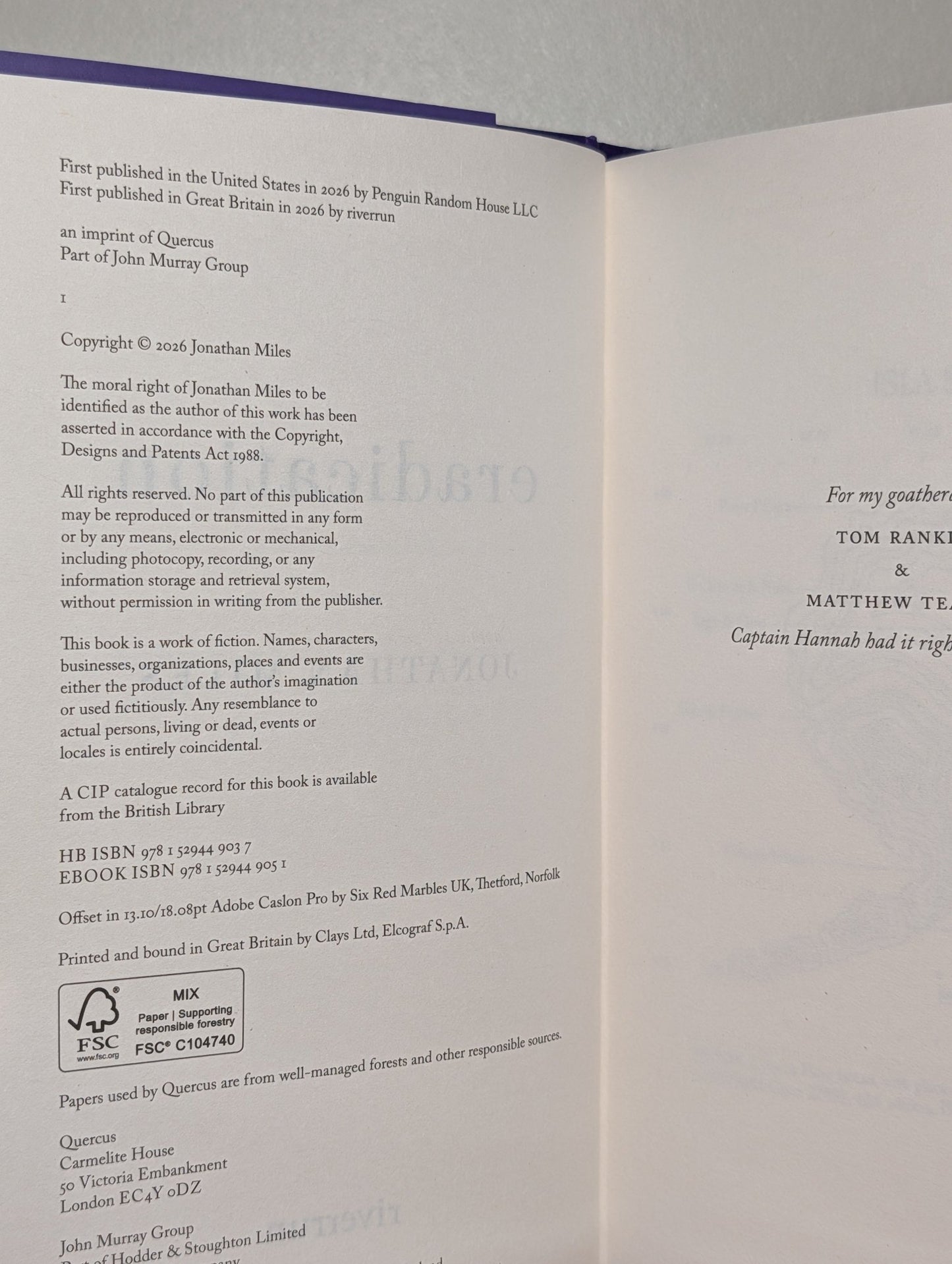 Eradication by Jonathan Miles (First Edition) - Fialta Books