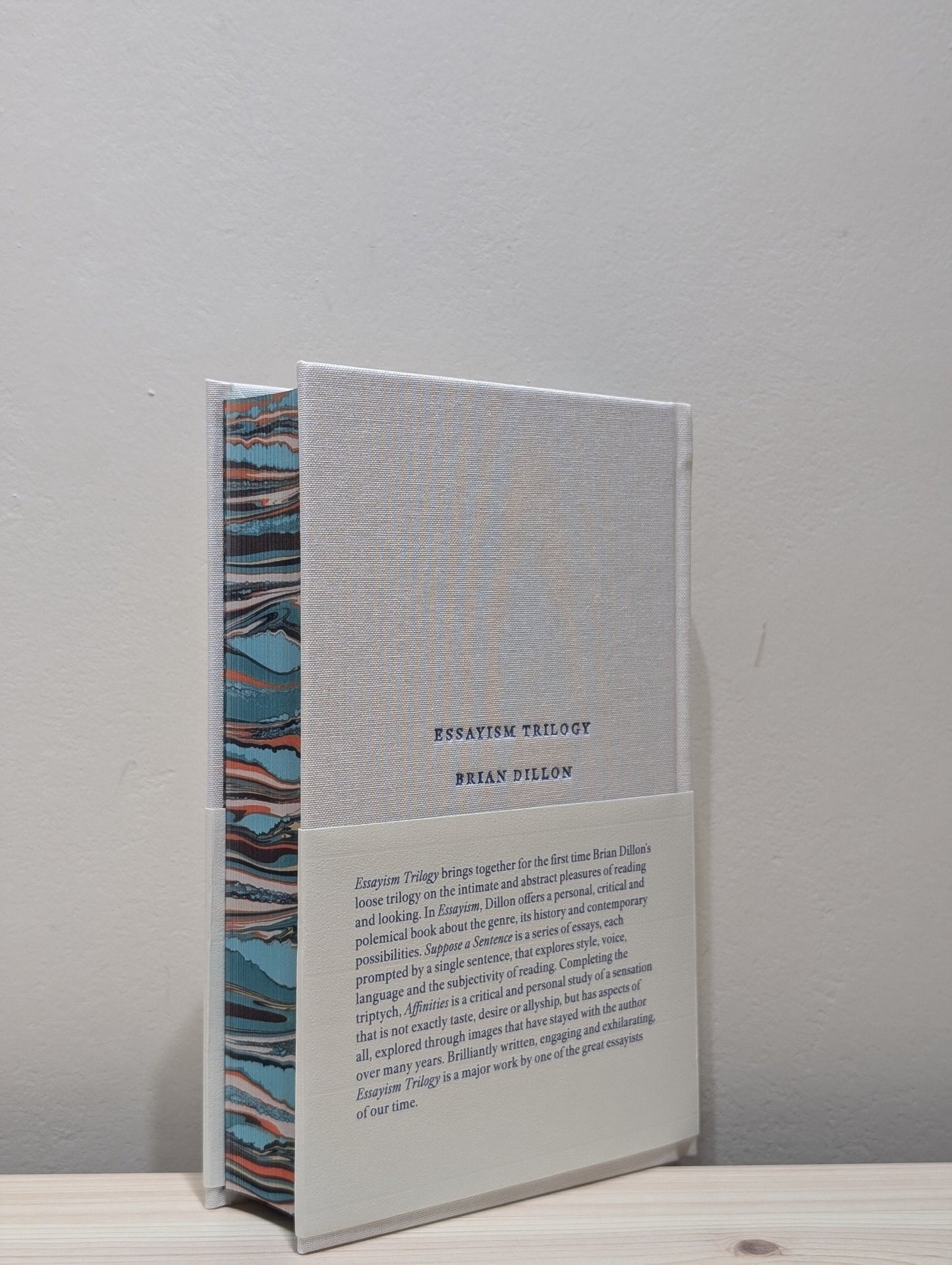 Essayism Trilogy by Brian Dillon (Signed Numbered Edition with sprayed edges) - Fialta Books