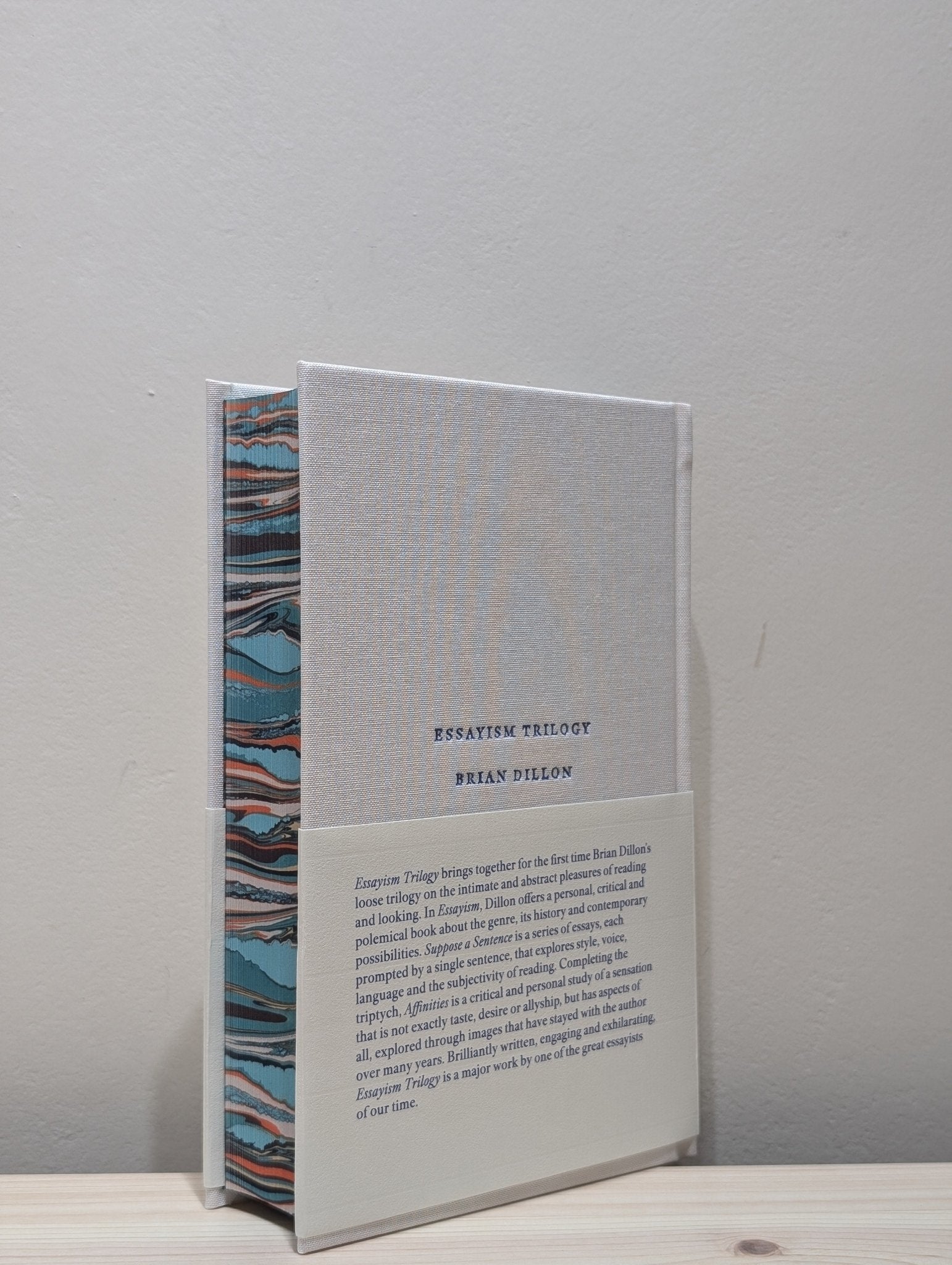 Essayism Trilogy by Brian Dillon (Signed Numbered Edition with sprayed edges) - Fialta Books