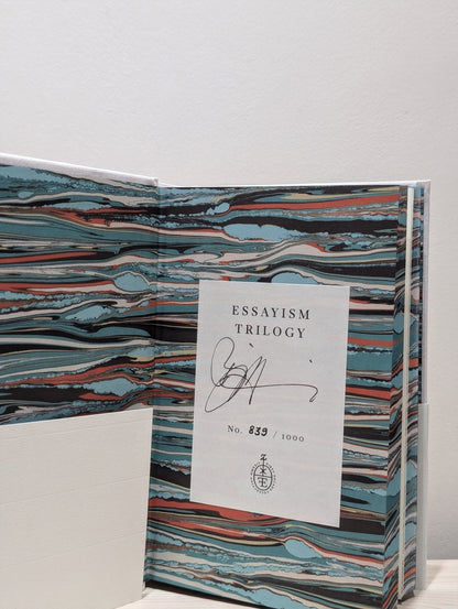 Essayism Trilogy by Brian Dillon (Signed Numbered Edition with sprayed edges) - Fialta Books