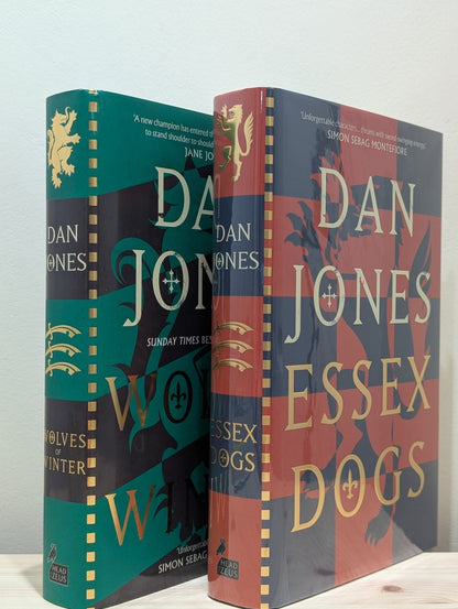 Essex Dogs; Wolves of Winter; Lion Hearts by Dan Jones (Signed First Edition Set) - Fialta Books