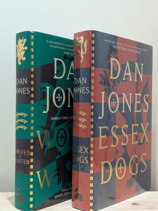 Essex Dogs; Wolves of Winter; Lion Hearts by Dan Jones (Signed First Edition Set) - Fialta Books
