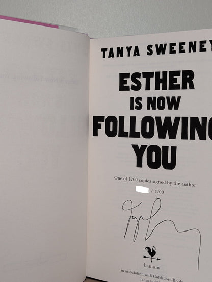 Esther is Now Following You by Tanya Sweeney (Signed Numbered Edition with sprayed edges) - Fialta Books