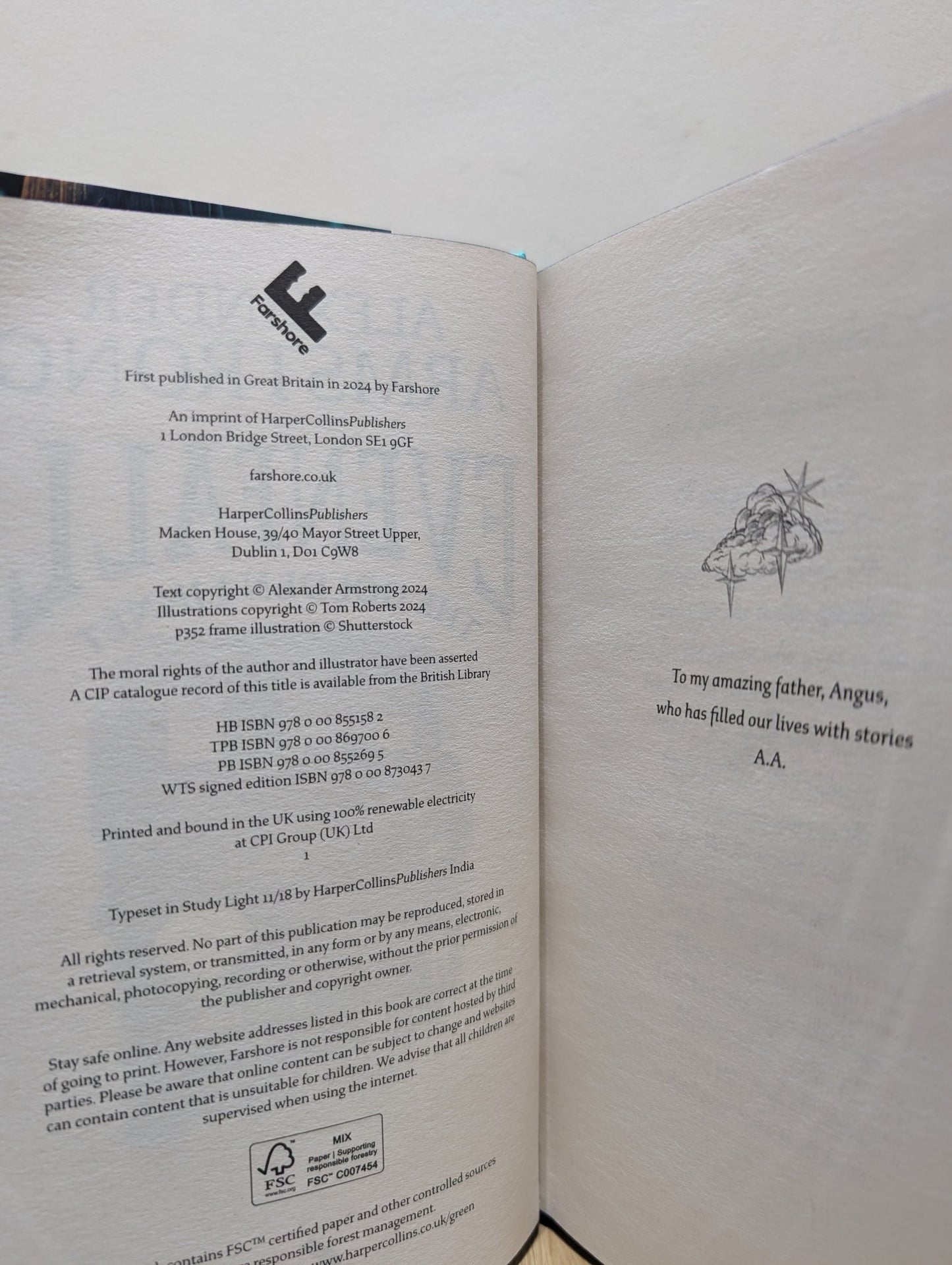 Evenfall: The Golden Linnet by Alexander Armstrong (Signed First Edition with sprayed edges) - Fialta Books