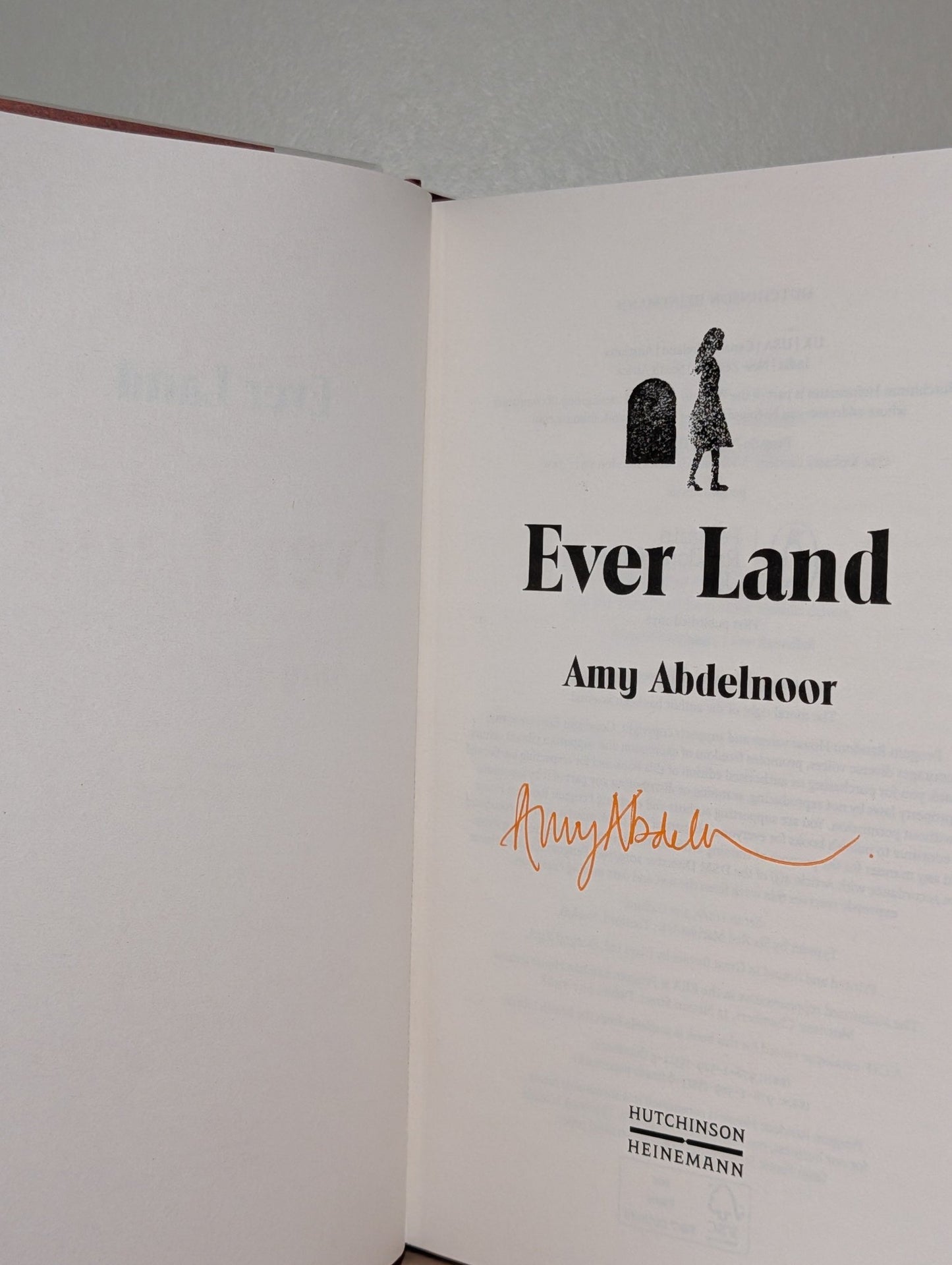 Ever Land by Amy Abdelnoor (Signed First Edition) - Fialta Books