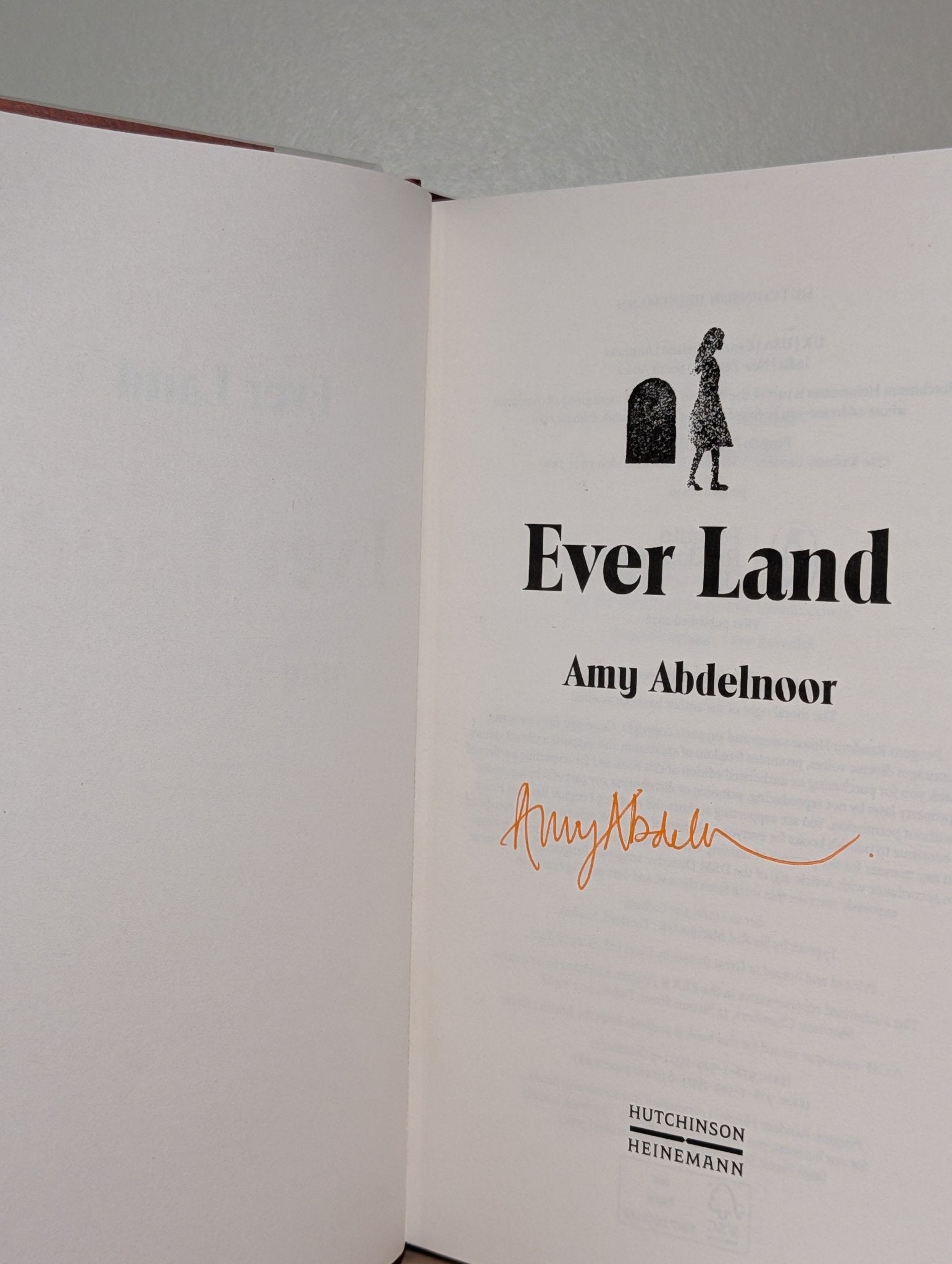 Ever Land by Amy Abdelnoor (Signed First Edition) - Fialta Books