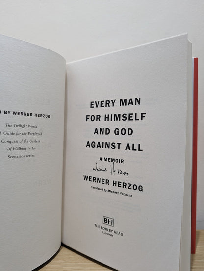 Every Man for Himself and God against All: A Memoir by Werner Herzog (Signed First Edition) - Fialta Books