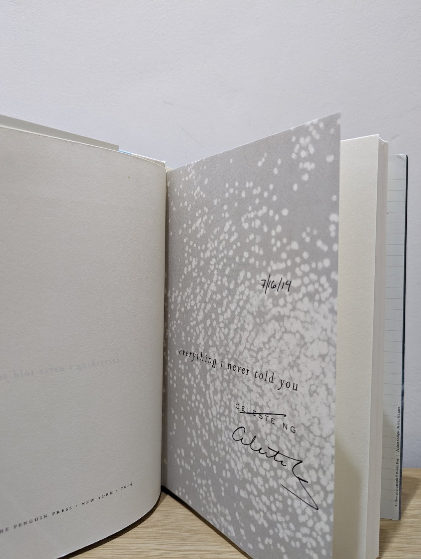 Everything I Never Told You: A Novel by Celeste Ng (Signed Dated First Edition) - Fialta Books