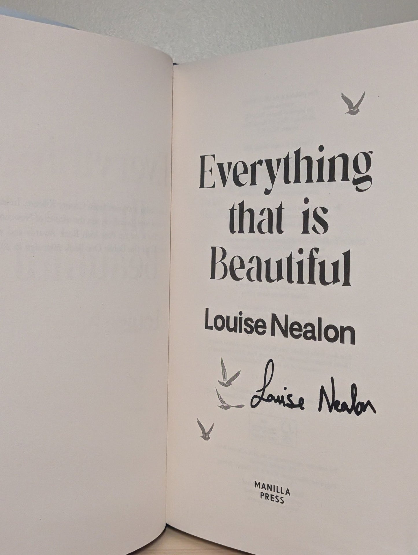 Everything That Is Beautiful by Louise Nealon (Signed First Edition) - Fialta Books