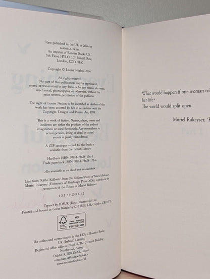 Everything That Is Beautiful by Louise Nealon (Signed First Edition with sprayed edges) - Fialta Books