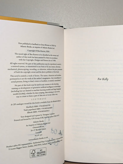 Everything was Beautiful and Nothing Hurt by Ben Reeves (Signed First Edition) - Fialta Books