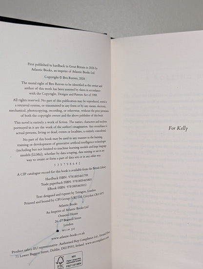 Everything was Beautiful and Nothing Hurt by Ben Reeves (Signed First Edition) - Fialta Books