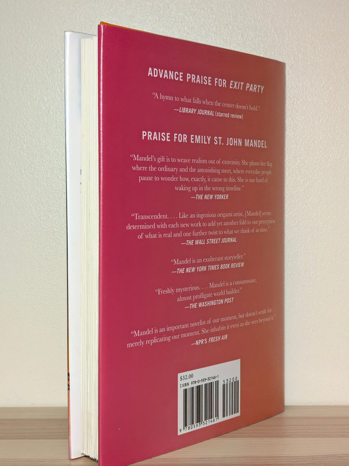 Exit Party: A Novel by Emily St. John Mandel (Signed First Edition) - Fialta Books