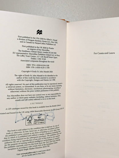 Exit Party by Emily St John Mandel (Signed First Edition) - Fialta Books