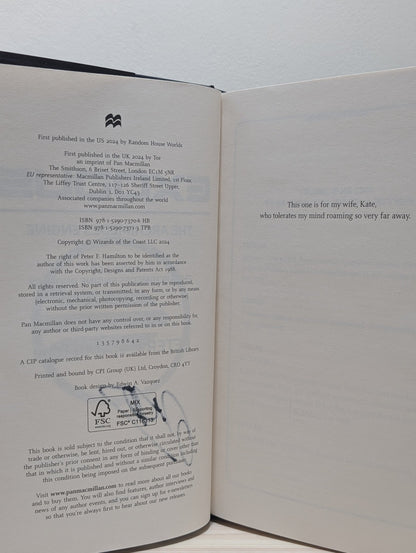 Exodus: The Archimedes Engine by Peter F. Hamilton (Signed First Edition) - Fialta Books