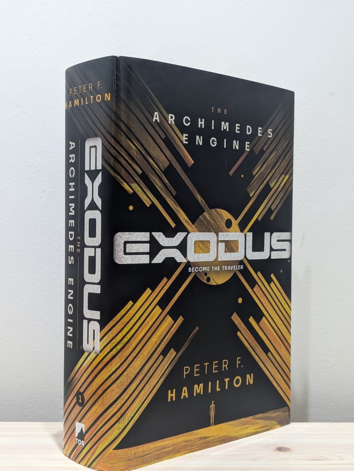 Exodus: The Archimedes Engine by Peter F. Hamilton (Signed First Edition) - Fialta Books