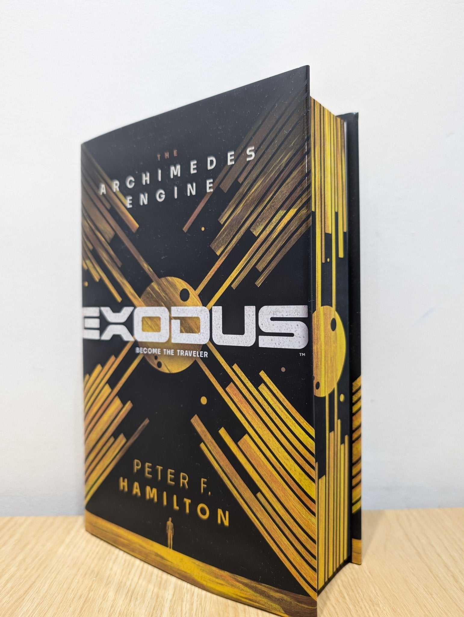 Exodus: The Archimedes Engine by Peter F. Hamilton (Signed First Edition with sprayed edges) - Fialta Books