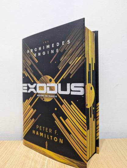 Exodus: The Archimedes Engine by Peter F. Hamilton (Signed First Edition with sprayed edges) - Fialta Books
