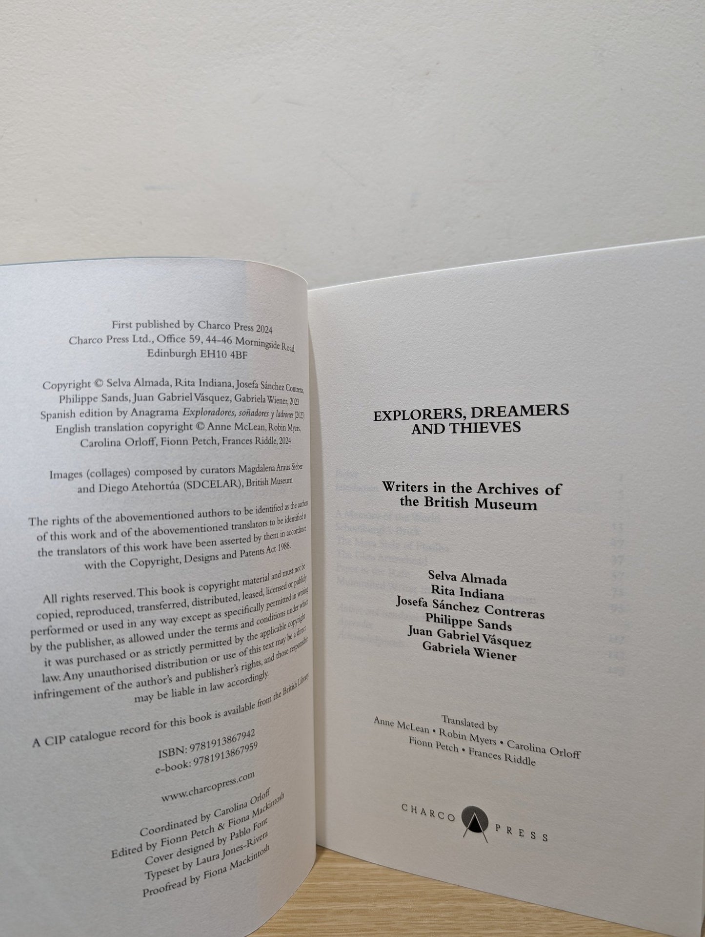 Explorers Dreamers and Thieves: Latin American Writers in the British Museum (Signed Dated First Edition) - Fialta Books
