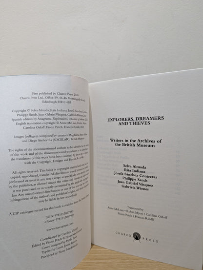 Explorers Dreamers and Thieves: Latin American Writers in the British Museum (Signed Dated First Edition) - Fialta Books