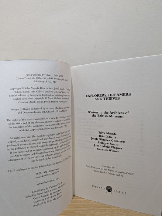 Explorers Dreamers and Thieves: Latin American Writers in the British Museum (Signed Dated First Edition) - Fialta Books