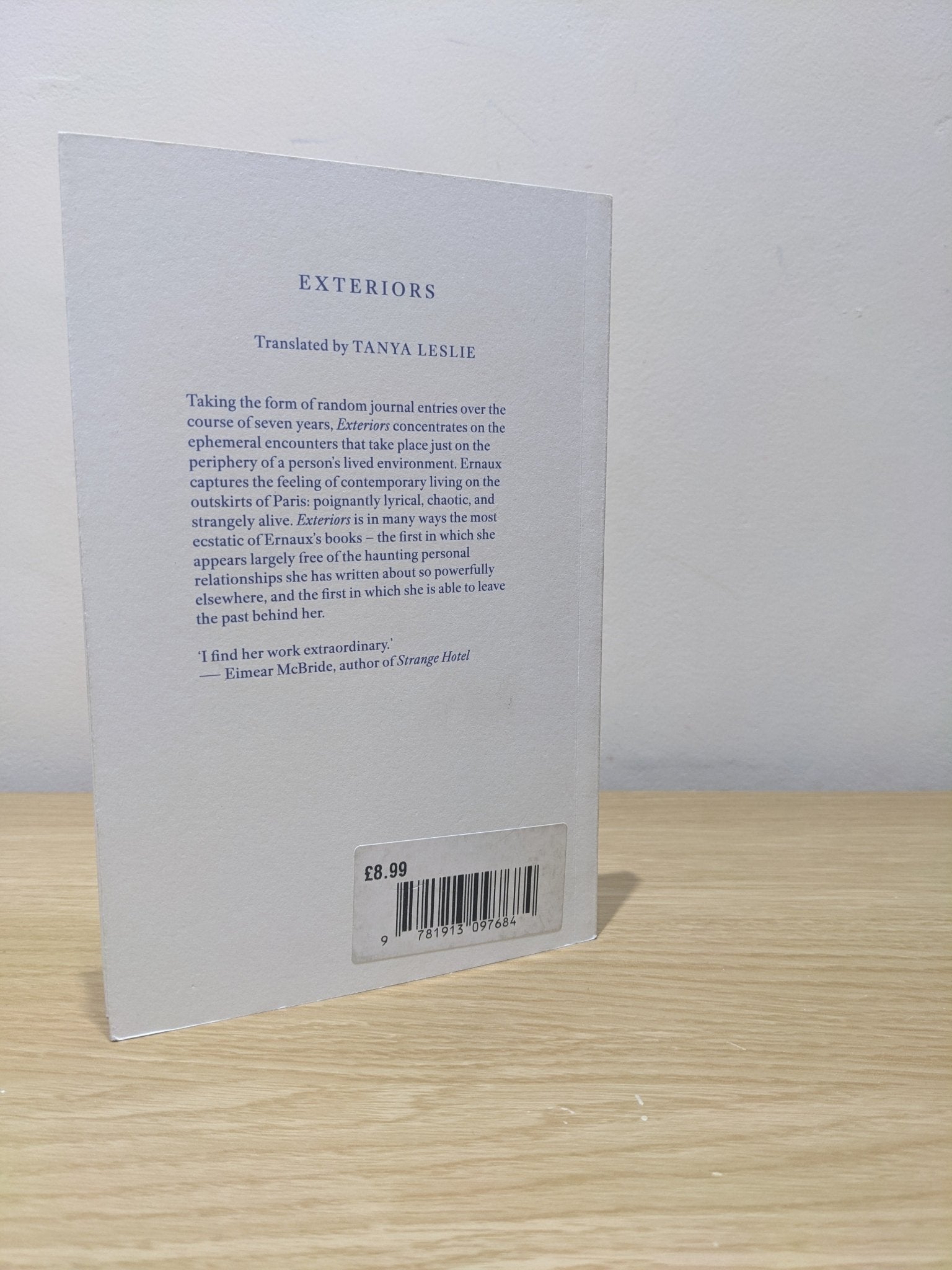 Exteriors by Annie Ernaux (First Edition) - Fialta Books