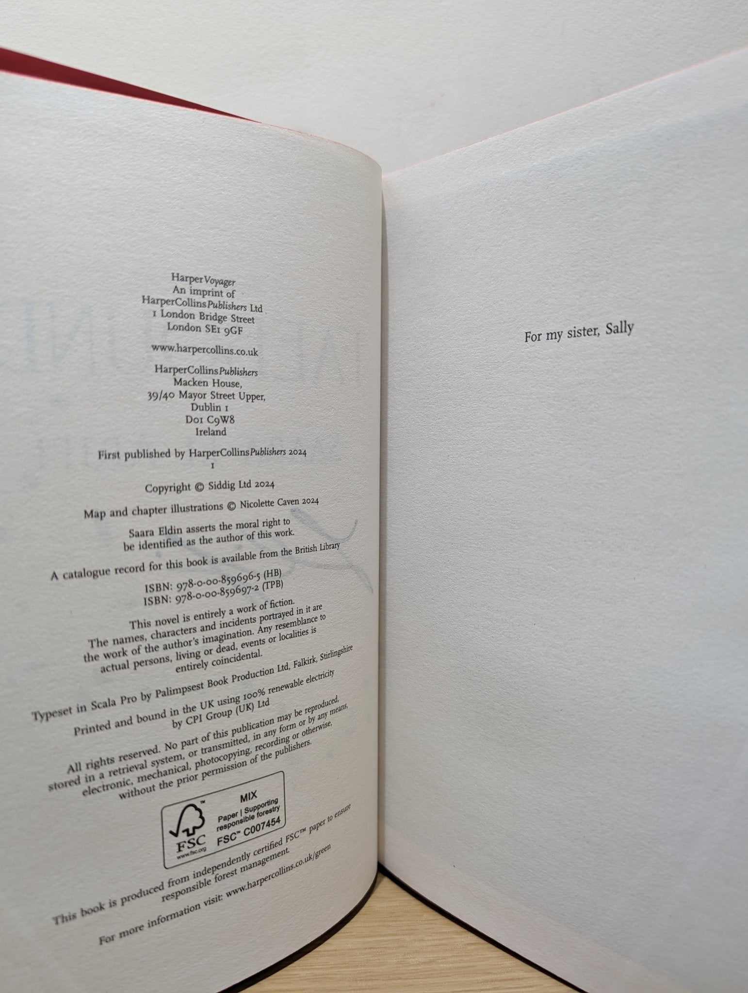 Faebound by Saara El - Arifi (Signed First Edition with sprayed edges) - Fialta Books