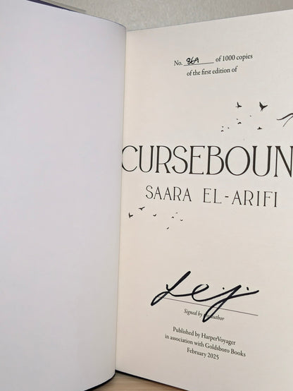 Faebound; Cursebound; Earthbound (Signed Numbered Set with sprayed edges) - Fialta Books
