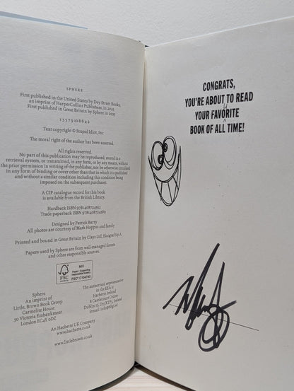Fahrenheit - 182: A Memoir by Mark Hoppus (Signed First Edition) - Fialta Books