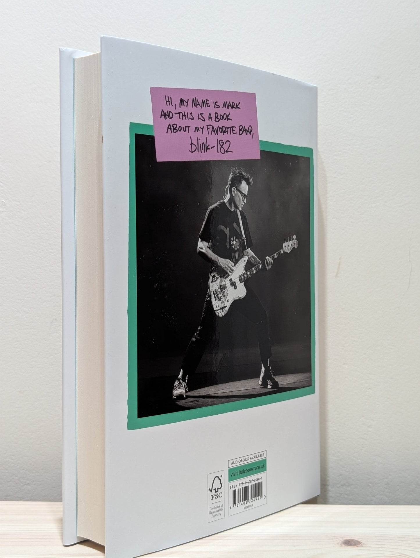 Fahrenheit - 182: A Memoir by Mark Hoppus (Signed First Edition) - Fialta Books