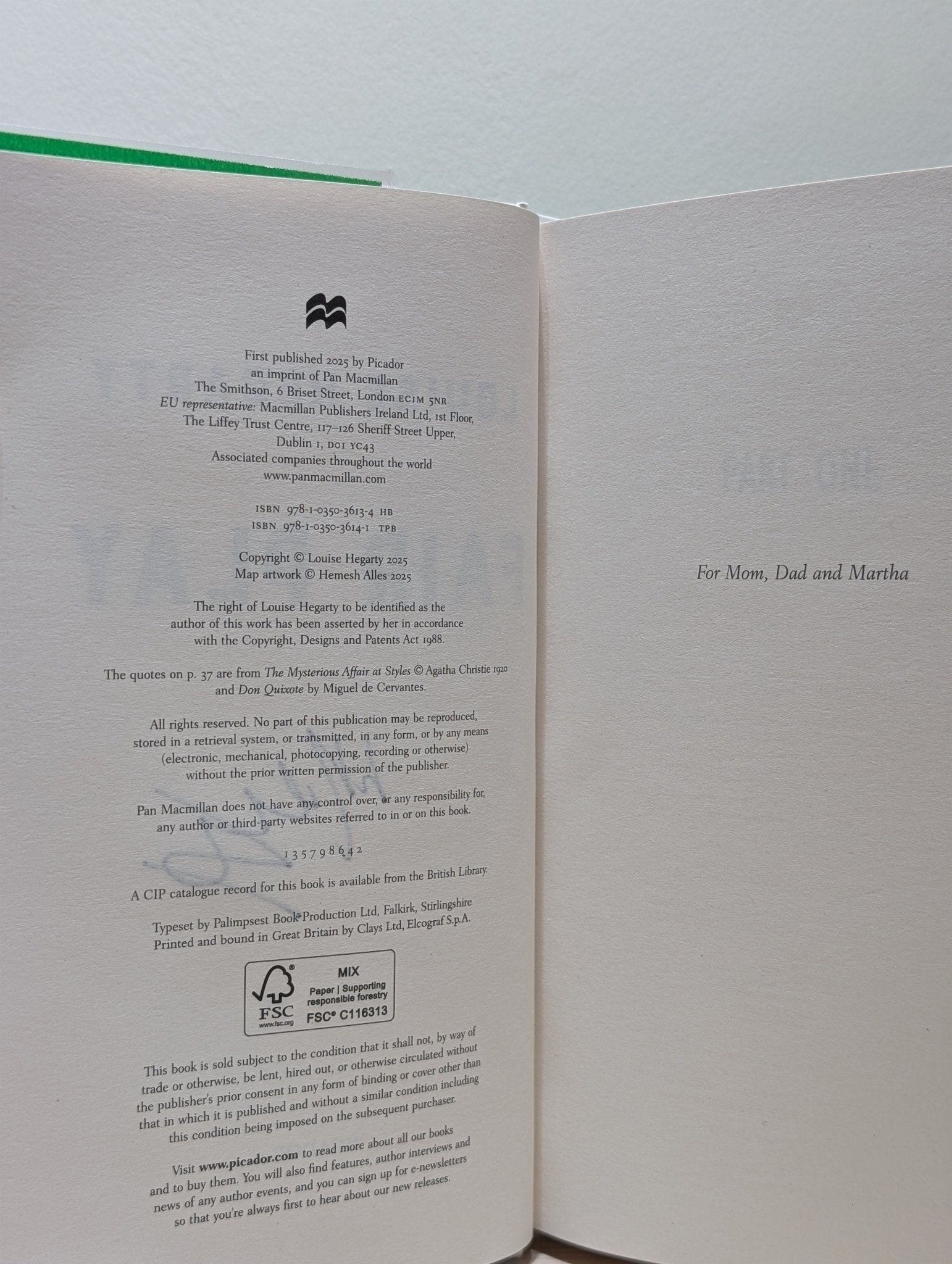 Fair Play by Louise Hegarty (Signed First Edition) - Fialta Books