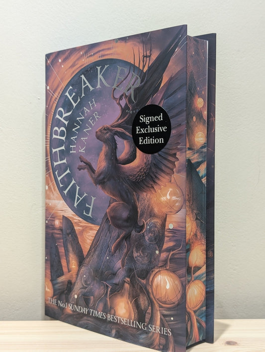 Faithbreaker: Fallen Gods book 3 by Hannah Kaner (Signed First Edition with sprayed edges) - Fialta Books