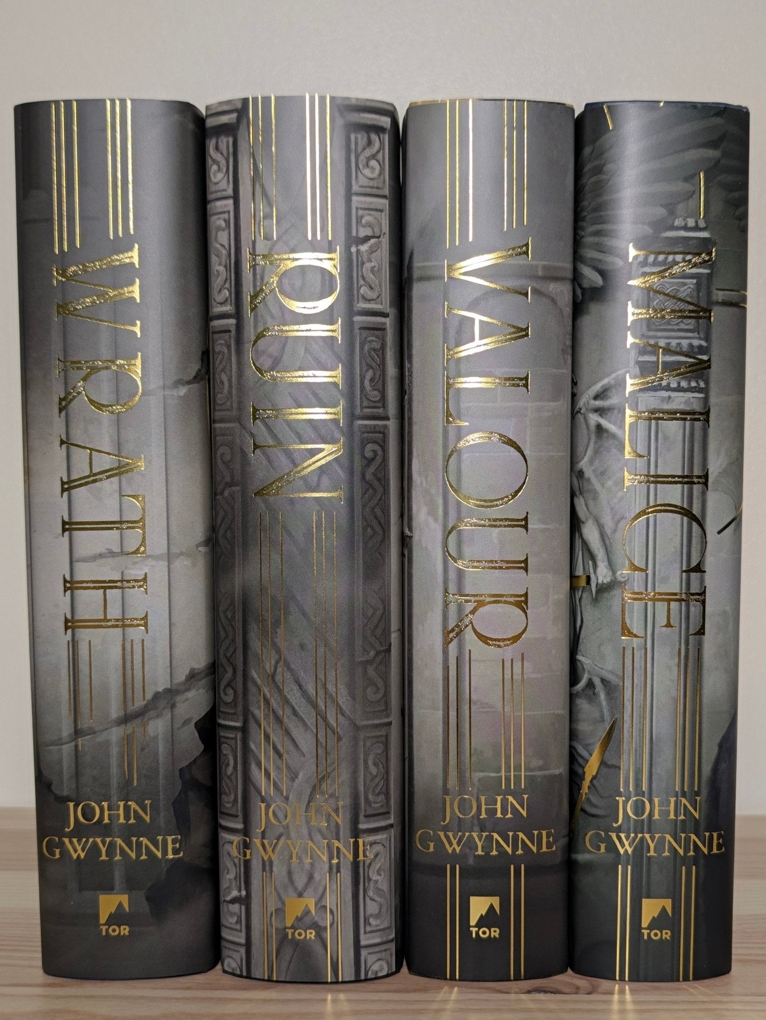 Faithful and the Fallen: Malice; Valour; Ruin; Wrath by John Gwynne (Deluxe Edition with sprayed edges) - Fialta Books