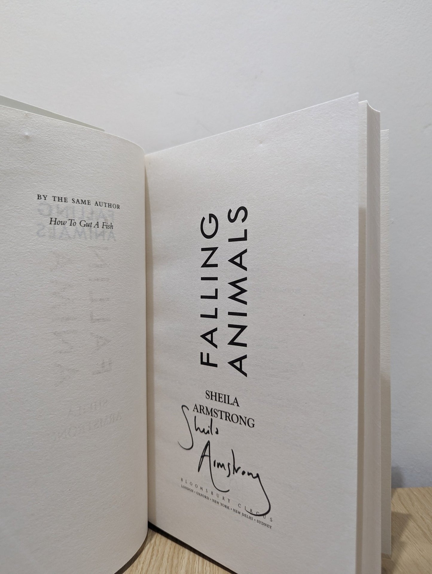 Falling Animals by Sheila Armstrong (Signed First Edition) - Fialta Books