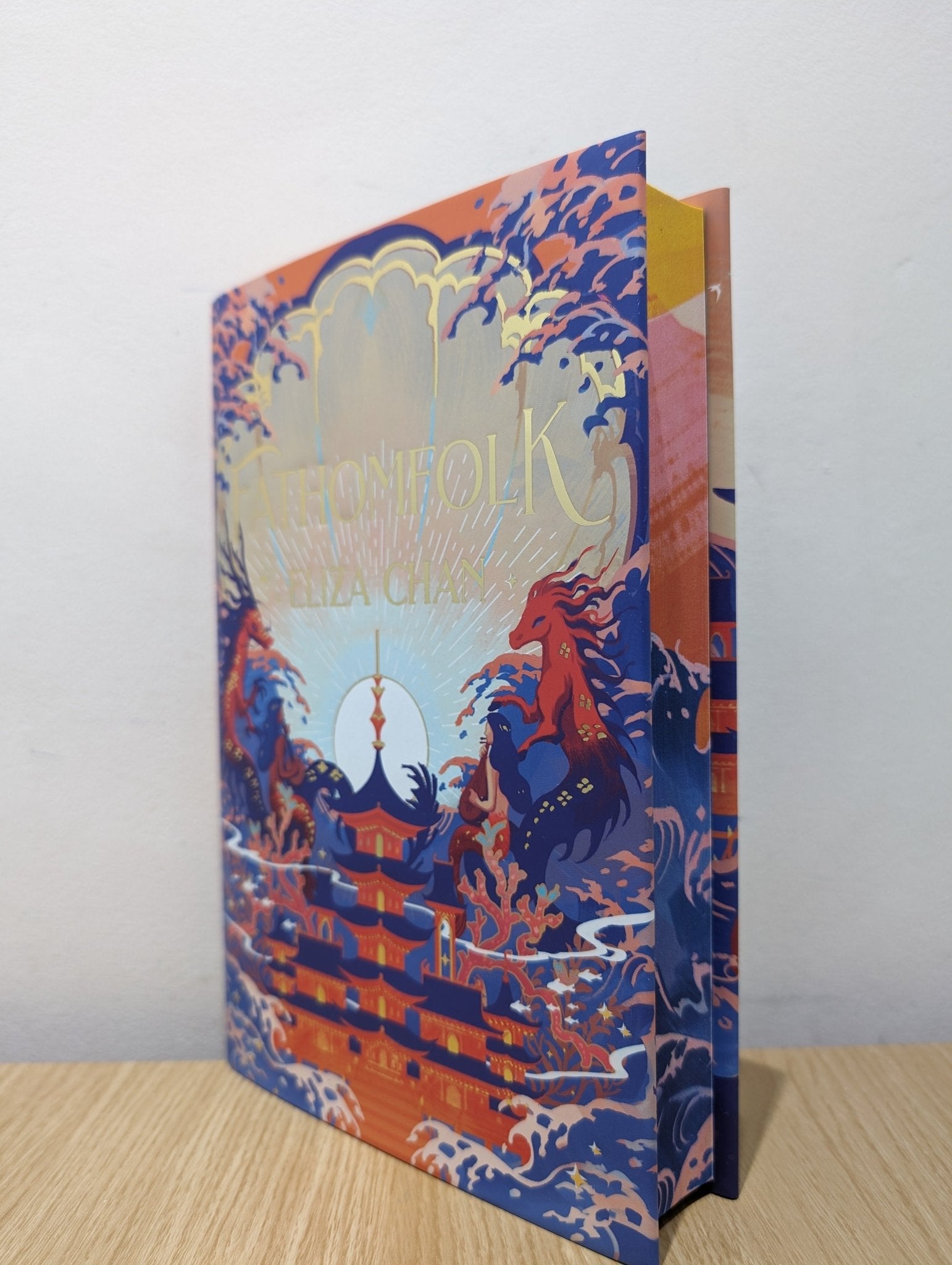 Fathomfolk by Eliza Chan (Signed First Edition with sprayed edges) - Fialta Books