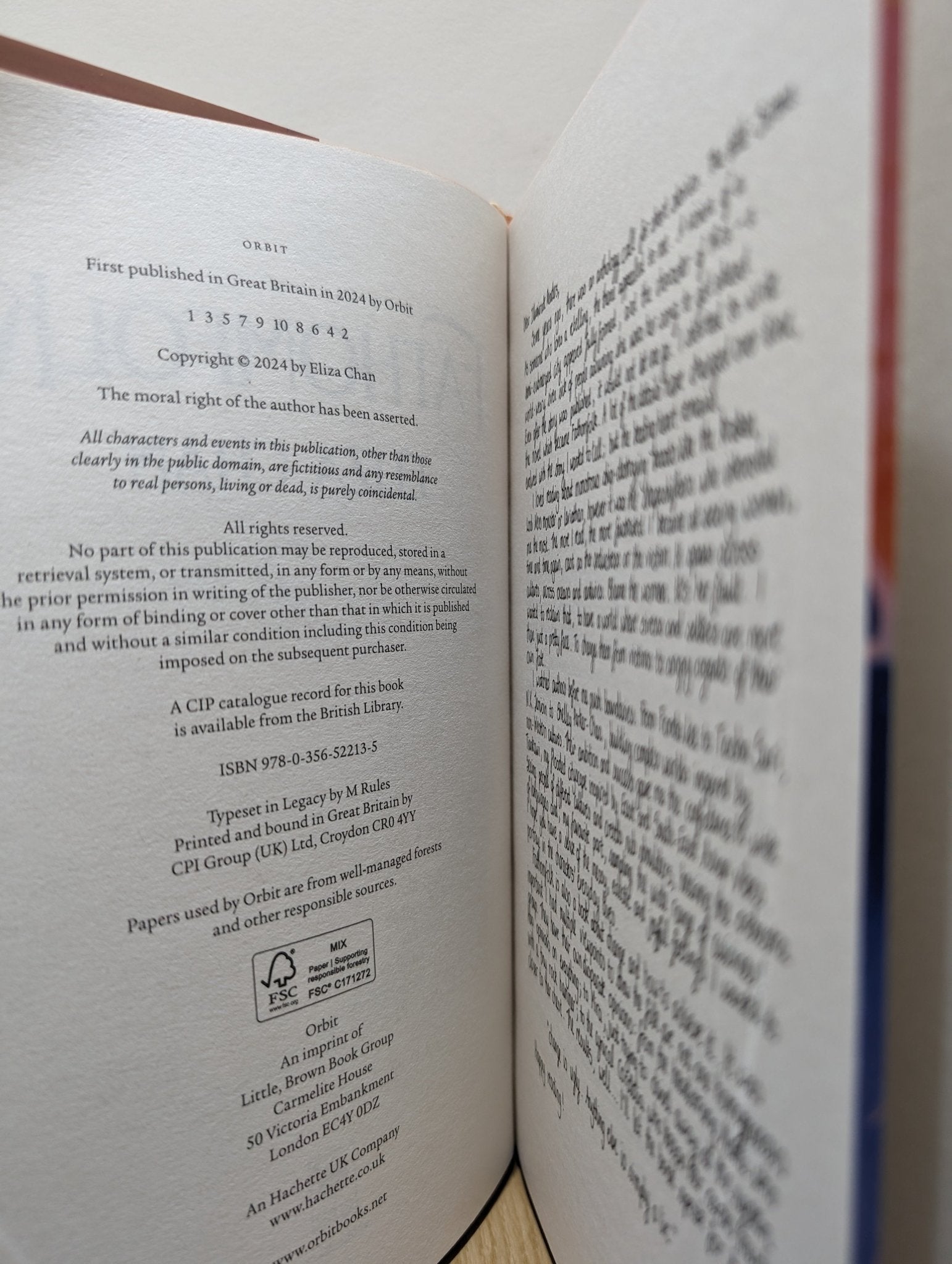 Fathomfolk by Eliza Chan (Signed First Edition with sprayed edges) - Fialta Books