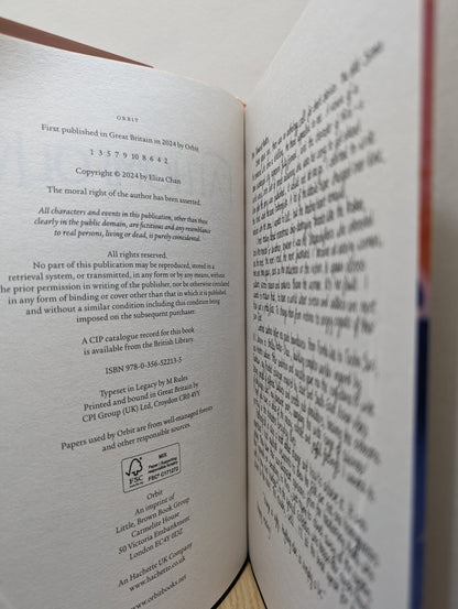 Fathomfolk by Eliza Chan (Signed First Edition with sprayed edges) - Fialta Books