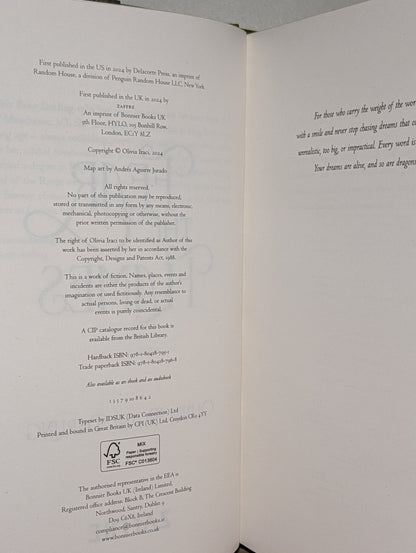 Fear the Flames by Olivia Rose Darling (Special Edition with sprayed edges) - Fialta Books