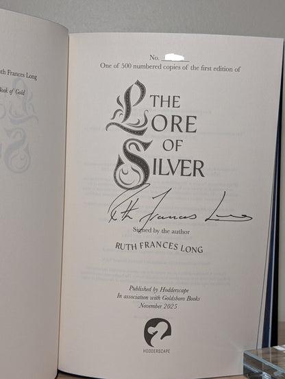 Feral Gods 1 - 2: Book of Gold; Lore of Silver by Ruth Frances Long (Signed Set with sprayed edges) - Fialta Books